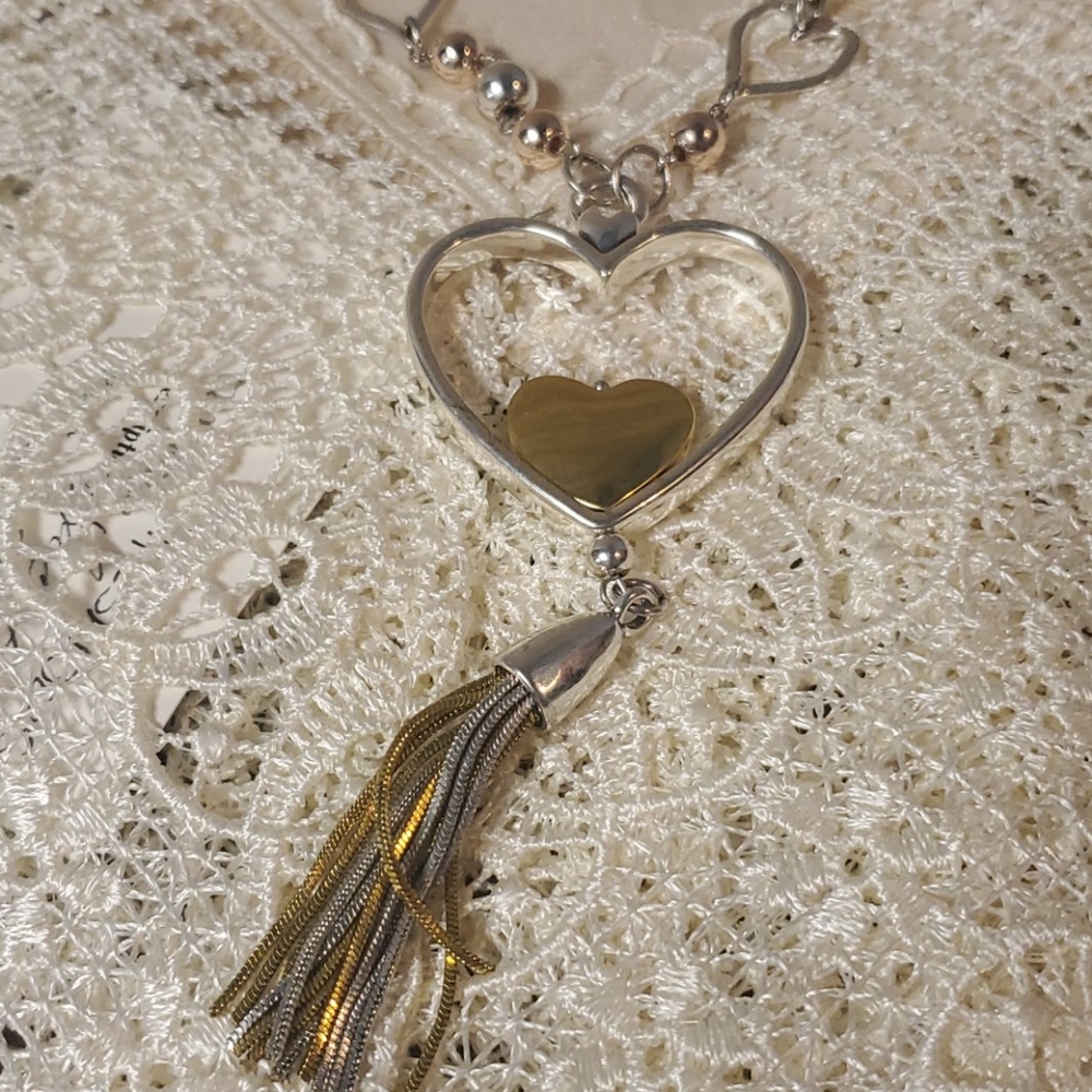 Heart Long Necklace
